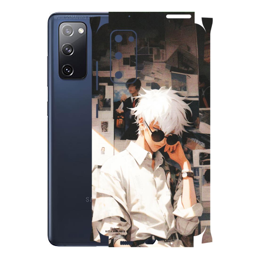 Samsung A/S Series Phone Skins (All Models) - Gojo Satoru Jujustu Kaisen Anime - Matte Finish (M-156) Samsung Galaxy S20 FE
