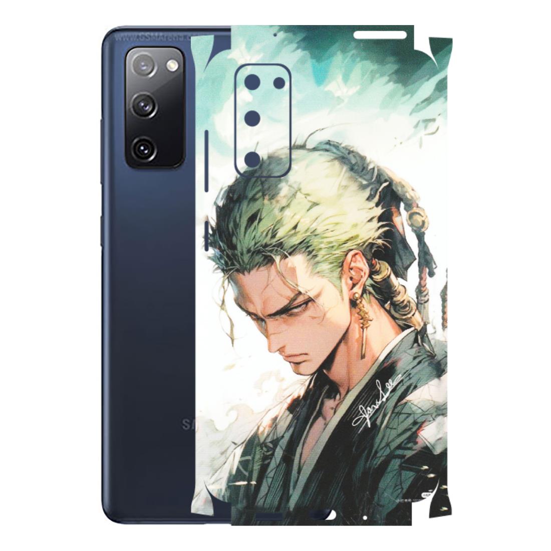 Samsung A/S Series Phone Skins (All Models) - Pirate Hunter One Piece Anime - Matte Finish (M-157) Samsung Galaxy S20 FE