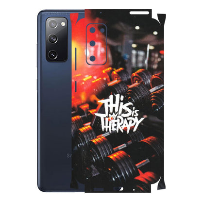 Samsung A/S Series Phone Skins (All Models) - GYM Lover Therapy - Matte Finish (M-160) Samsung Galaxy S20 FE