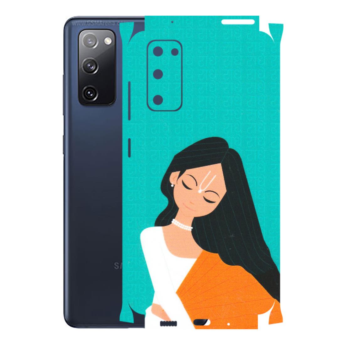 Samsung A/S Series Phone Skins (All Models) - Radhe Radhe With Hindu Symbol - Matte Finish (M-164) Samsung Galaxy S20 FE