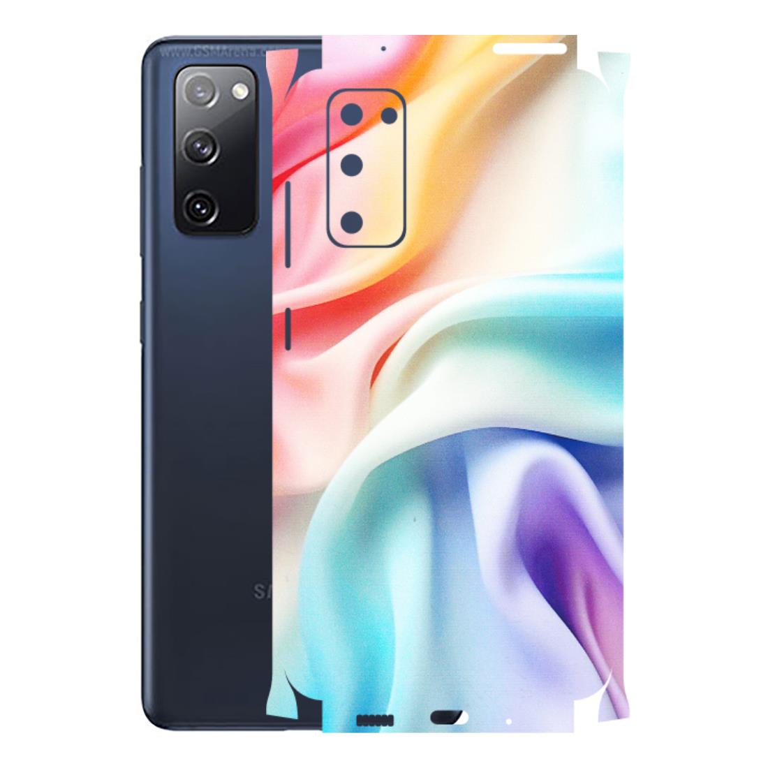 Samsung A/S Series Phone Skins (All Models) - Colourful Silk Cloth - Matte Finish (M-165) Samsung Galaxy S20 FE