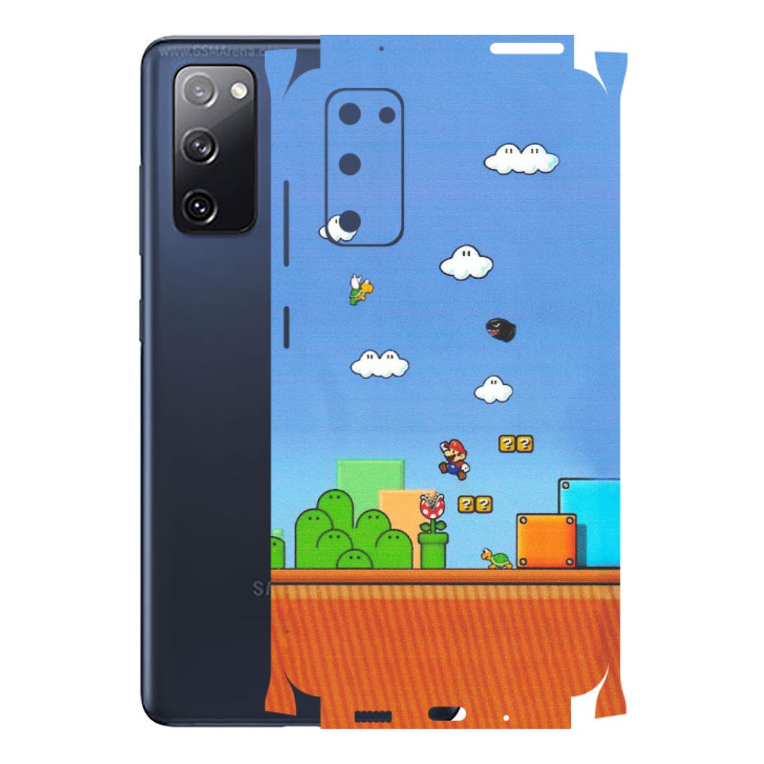 Samsung A/S Series Phone Skins (All Models) - Mario Game Scene - Matte Finish (M-24) Samsung Galaxy S20 FE