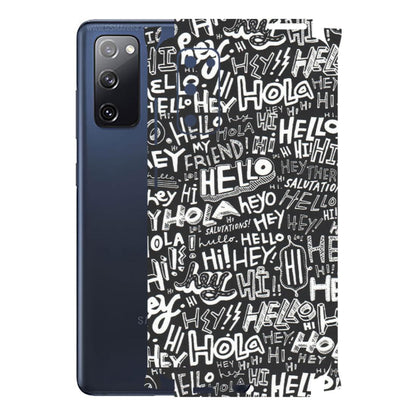 Samsung A/S Series Phone Skins (All Models) - Hi Hello Doodles - Matte Finish (M-25) Samsung Galaxy S20 FE