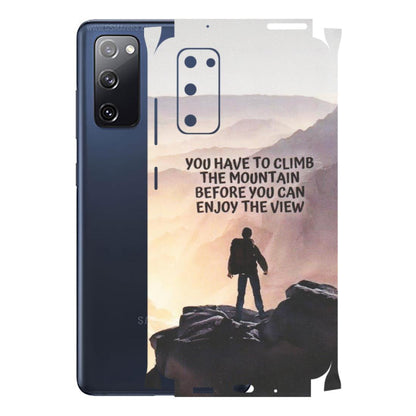 Samsung A/S Series Phone Skins (All Models) - Motivational Hiking Mountain - Matte Finish (M-28) Samsung Galaxy S20 FE