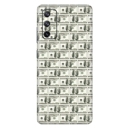 Samsung A/S Series Phone Skins (All Models) - I Love Dollars - Matte Finish (M-40) Samsung Galaxy S20 FE