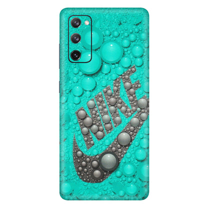 Samsung A/S Series Phone Skins (All Models) - Shoe Brand Bubbles - Matte Finish (M-42) Samsung Galaxy S20 FE