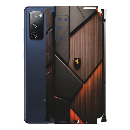 Samsung A/S Series Phone Skins (All Models) - Lambo Beauty Wood Pattern Sober - Matte Finish (M-51) Samsung Galaxy S20 FE