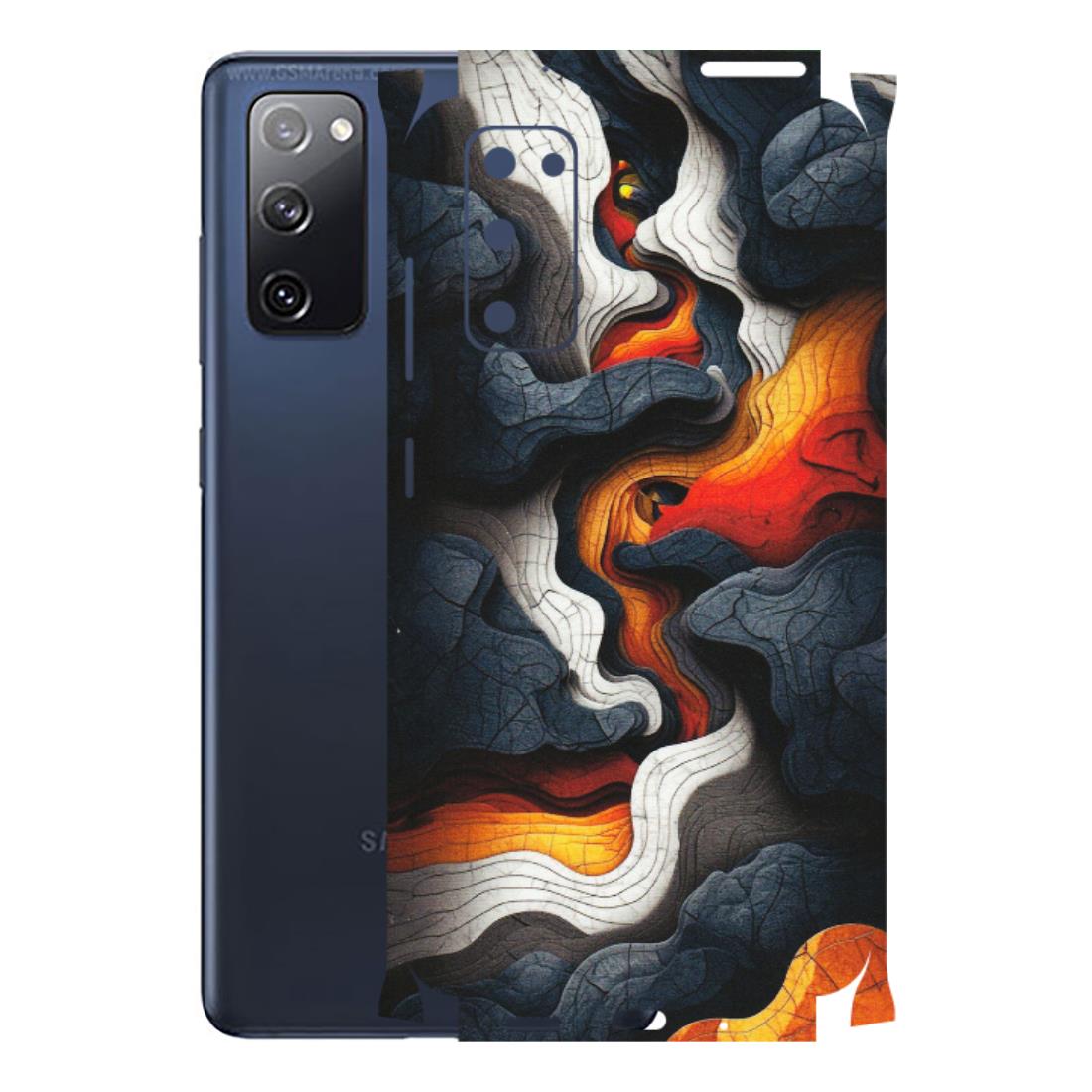 Samsung A/S Series Phone Skins (All Models) - Abstract Volcanic Layers - Matte Finish (M-52) Samsung Galaxy S20 FE