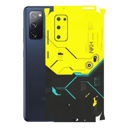Samsung A/S Series Phone Skins (All Models) - Black Yellow Technica - Matte Finish (M-53) Samsung Galaxy S20 FE