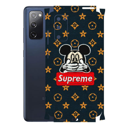Samsung A/S Series Phone Skins (All Models) - Mickey Supreme - Matte Finish (M-83) Samsung Galaxy S20 FE
