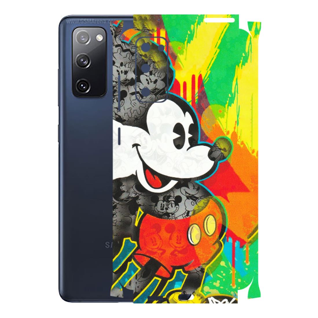 Samsung A/S Series Phone Skins (All Models) - Multiple Mickey With Colourful Texture - Matte Finish (M-84) Samsung Galaxy S20 FE