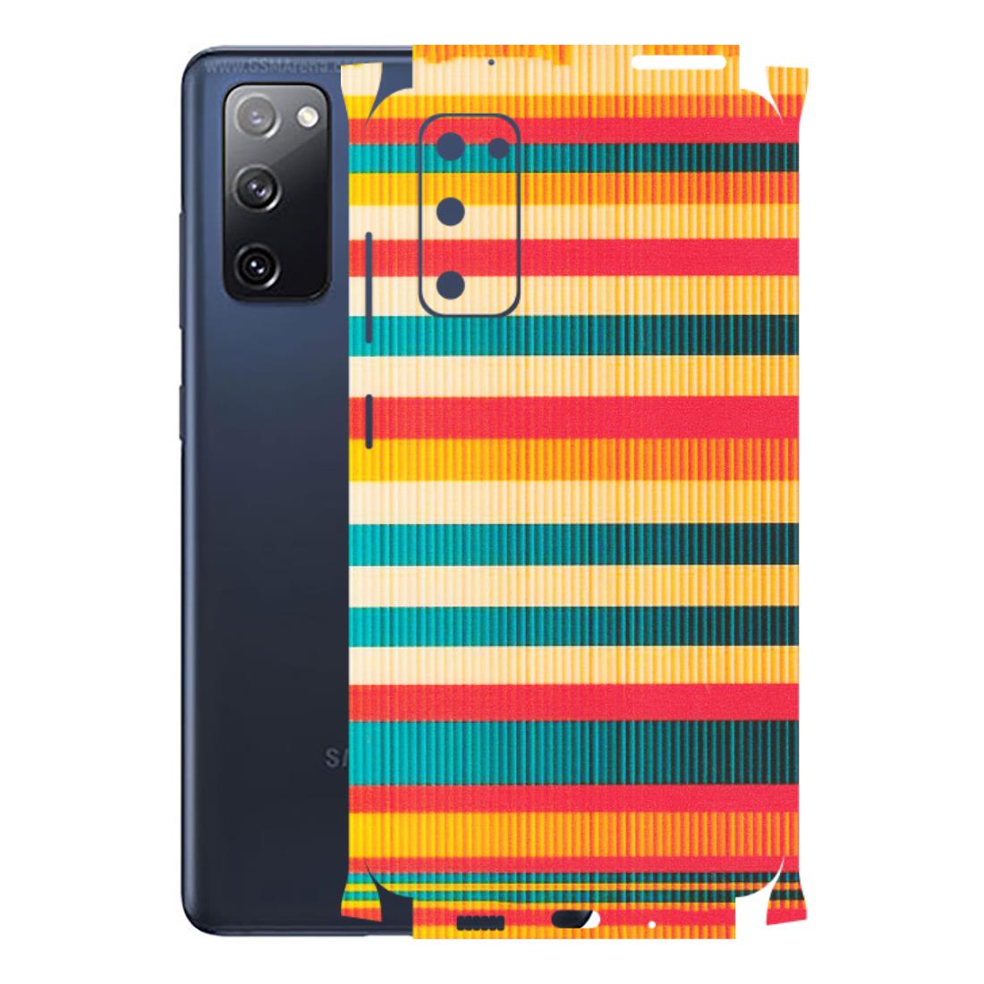 Samsung A/S Series Phone Skins (All Models) - Colourful Stripes Soothing Effect - Matte Finish (M-86) Samsung Galaxy S20 FE
