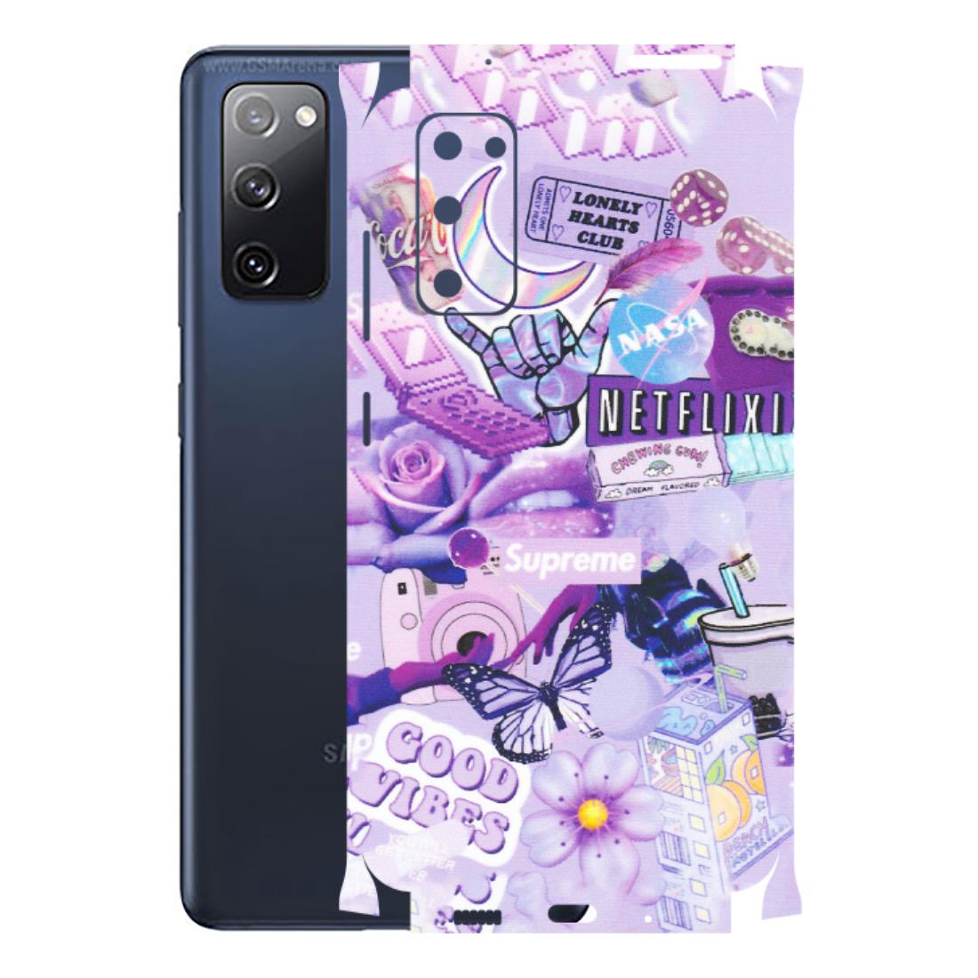 Samsung A/S Series Phone Skins (All Models) - Supreme Purple Magic - Matte Finish (M-88) Samsung Galaxy S20 FE