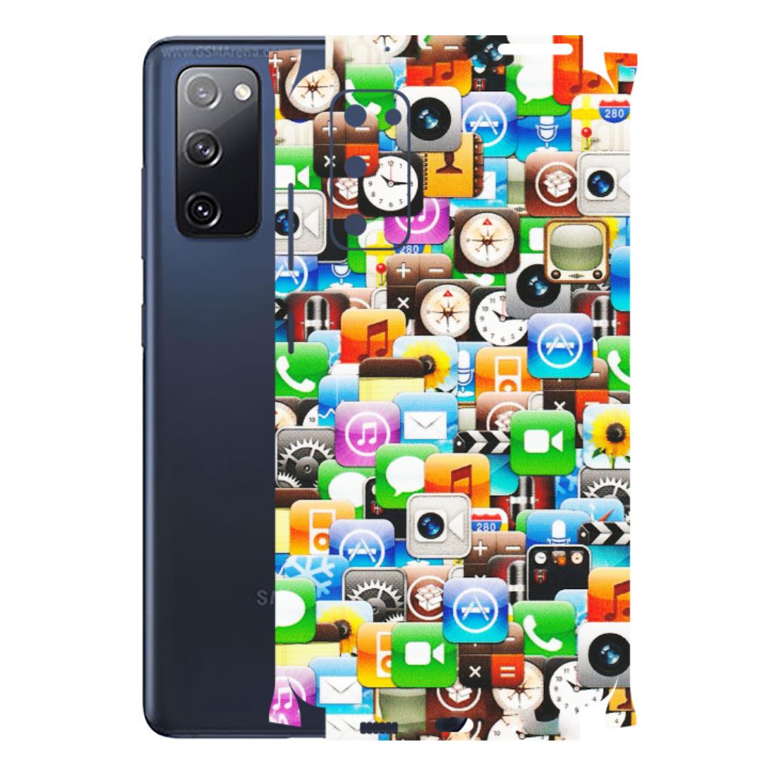 Samsung A/S Series Phone Skins (All Models) - All Apple Icons - Matte Finish (M-93) Samsung Galaxy S20 FE