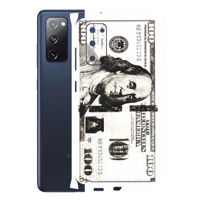 Samsung A/S Series Phone Skins (All Models) - 100 Dollar Currency - Transparent Finish (T-01) Samsung Galaxy S20 FE