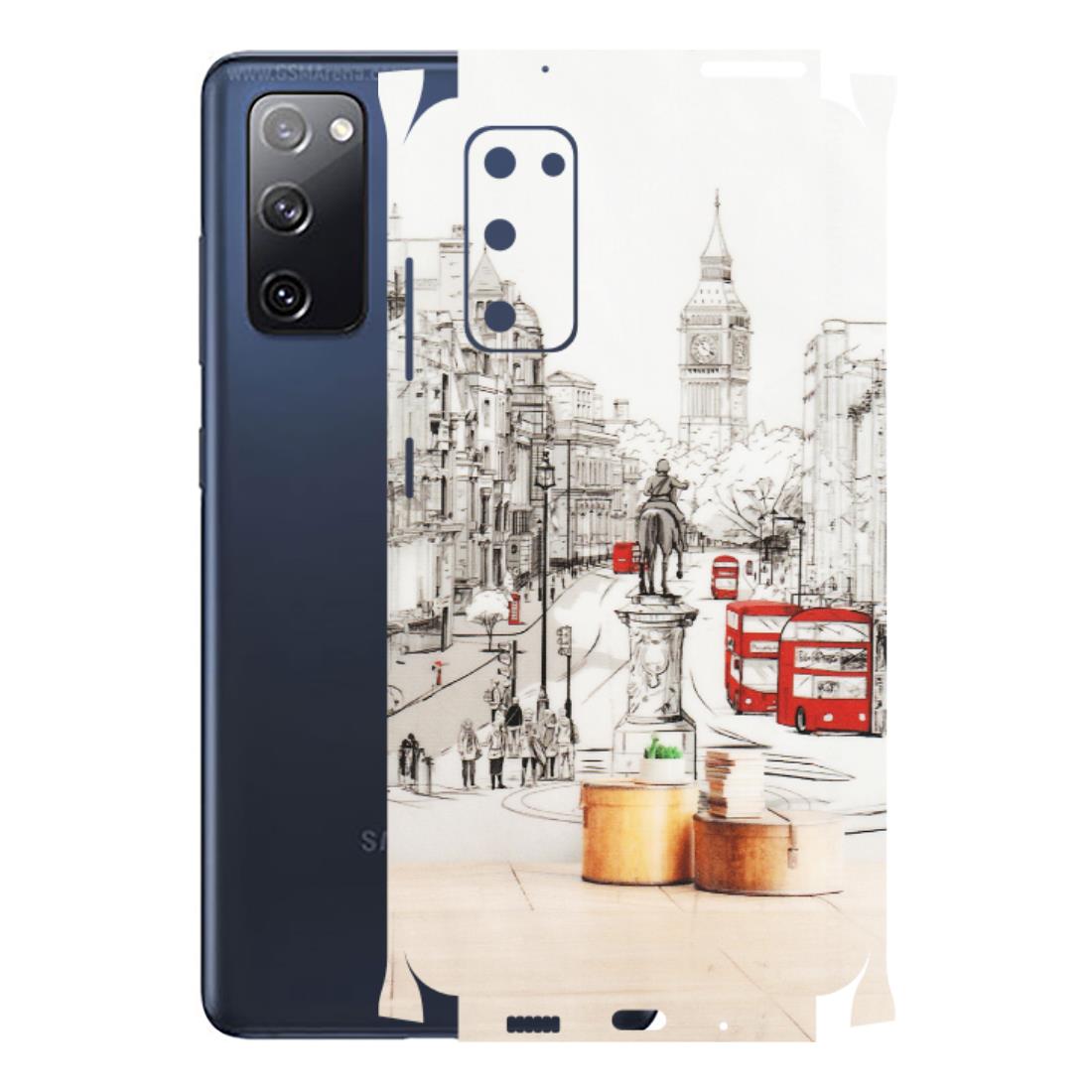 Samsung A/S Series Phone Skins (All Models) - London Street - Transparent Finish (T-02) Samsung Galaxy S20 FE