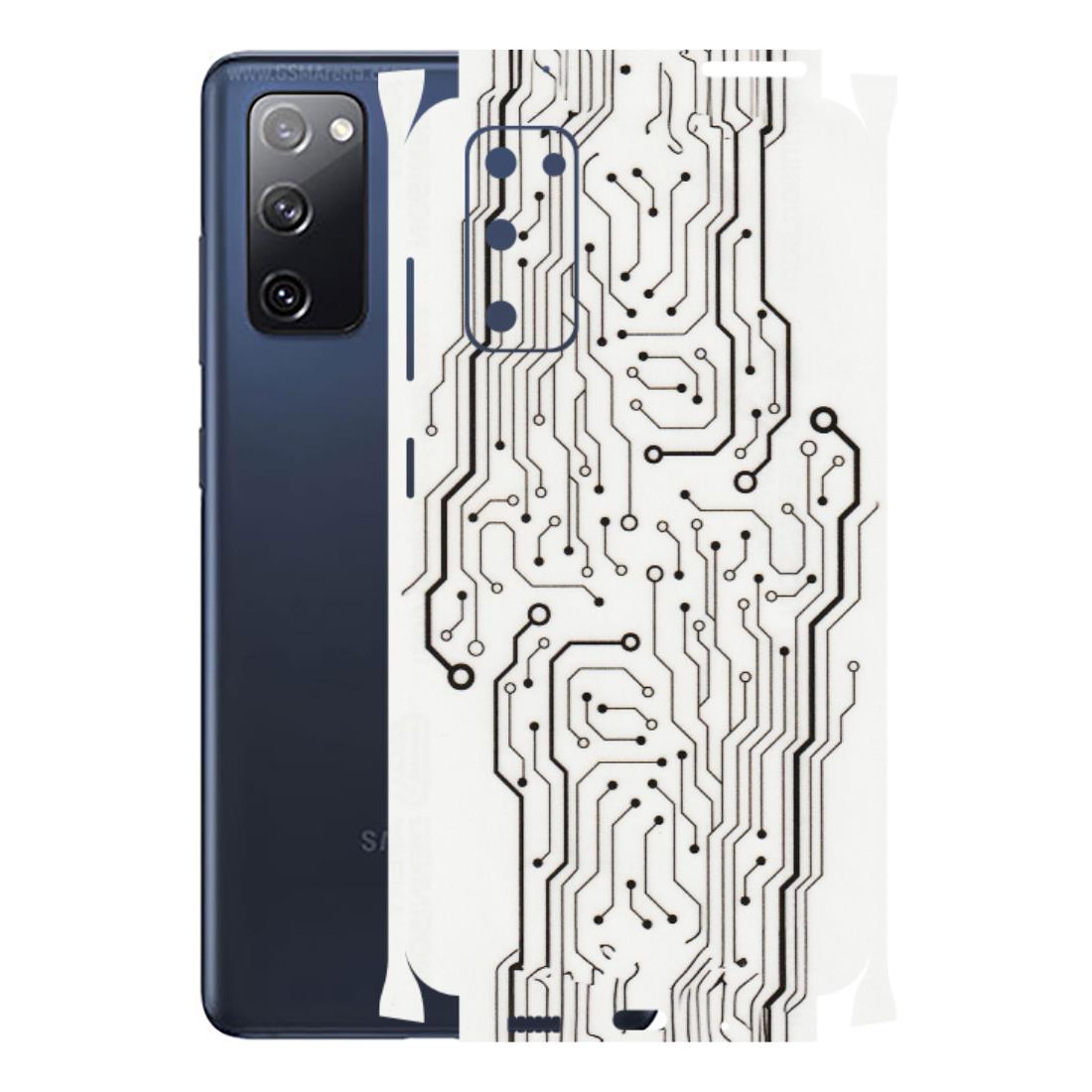 Samsung A/S Series Phone Skins (All Models) - Tech Circuits - Transparent Finish (T-03) Samsung Galaxy S20 FE
