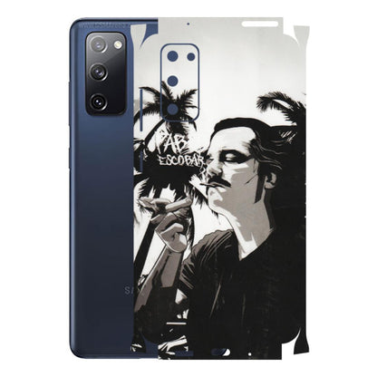 Samsung A/S Series Phone Skins (All Models) - Pab Escobar - Transparent Finish (T-05) Samsung Galaxy S20 FE