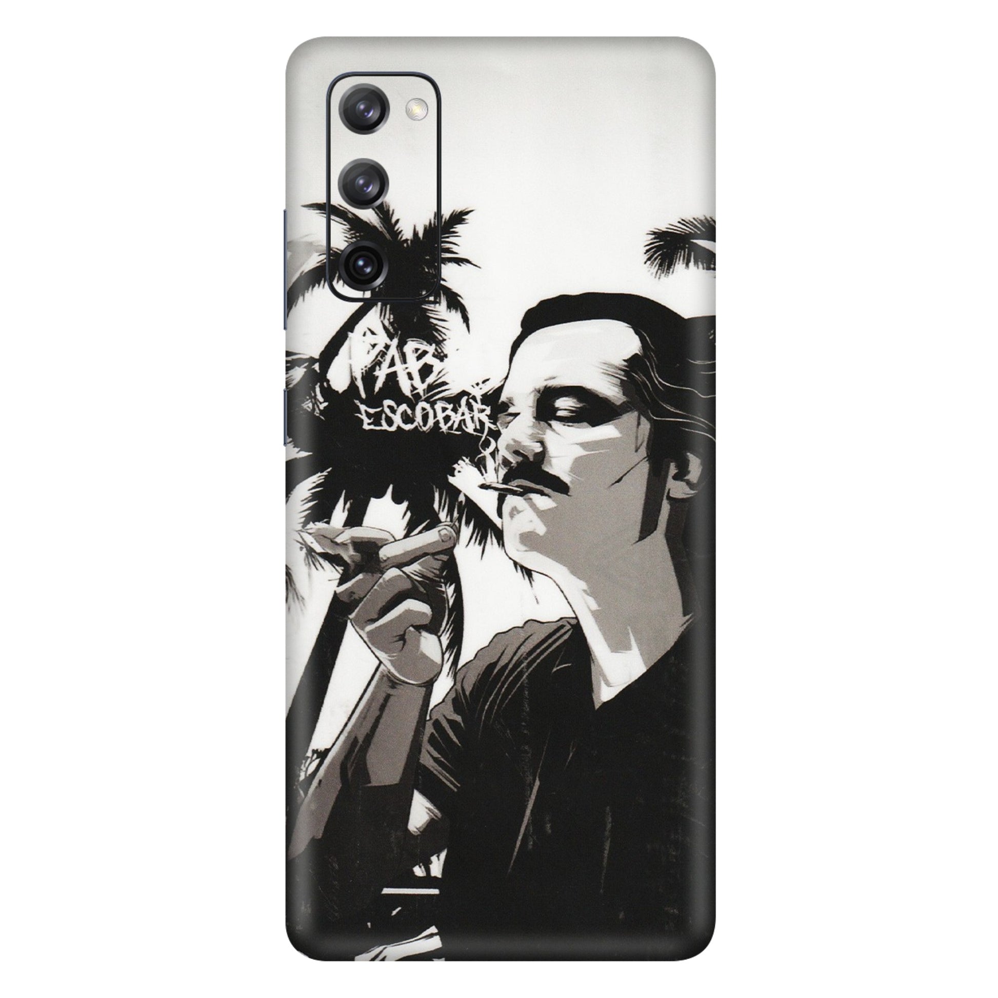 Samsung A/S Series Phone Skins (All Models) - Pab Escobar - Transparent Finish (T-05) Samsung Galaxy S20 FE