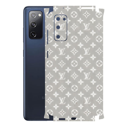 Samsung A/S Series Phone Skins (All Models) - Luxury Brands Logo - Transparent Finish (T-07) Samsung Galaxy S20 FE