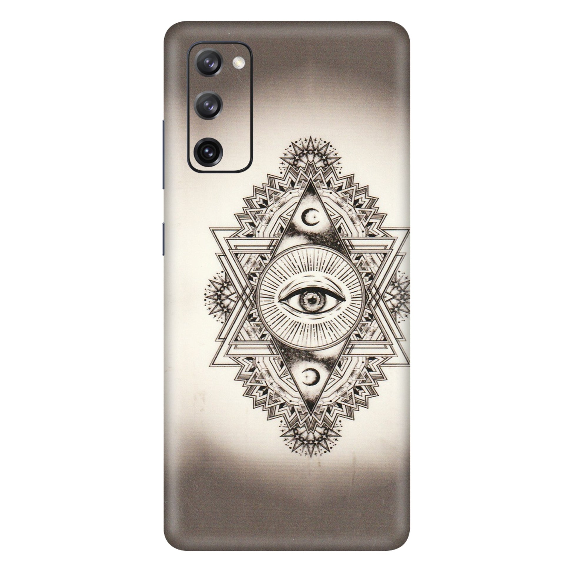 Samsung A/S Series Phone Skins (All Models) - Illuminati Great Eye - Transparent Finish (T-14) Samsung Galaxy S20 FE