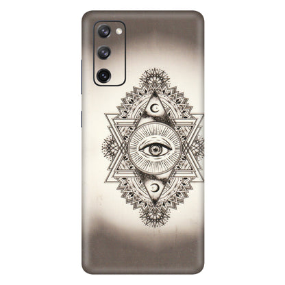 Samsung A/S Series Phone Skins (All Models) - Illuminati Great Eye - Transparent Finish (T-14) Samsung Galaxy S20 FE