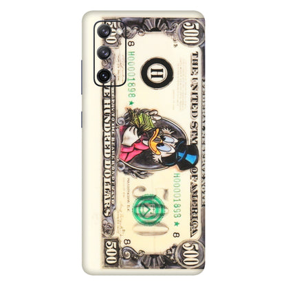 Samsung A/S Series Phone Skins (All Models) - Five Hundred Dollar Duck - Transparent Finish (T-15) Samsung Galaxy S20 FE