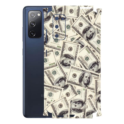 Samsung A/S Series Phone Skins (All Models) - Dollar Lover - Transparent Finish (T-17) Samsung Galaxy S20 FE