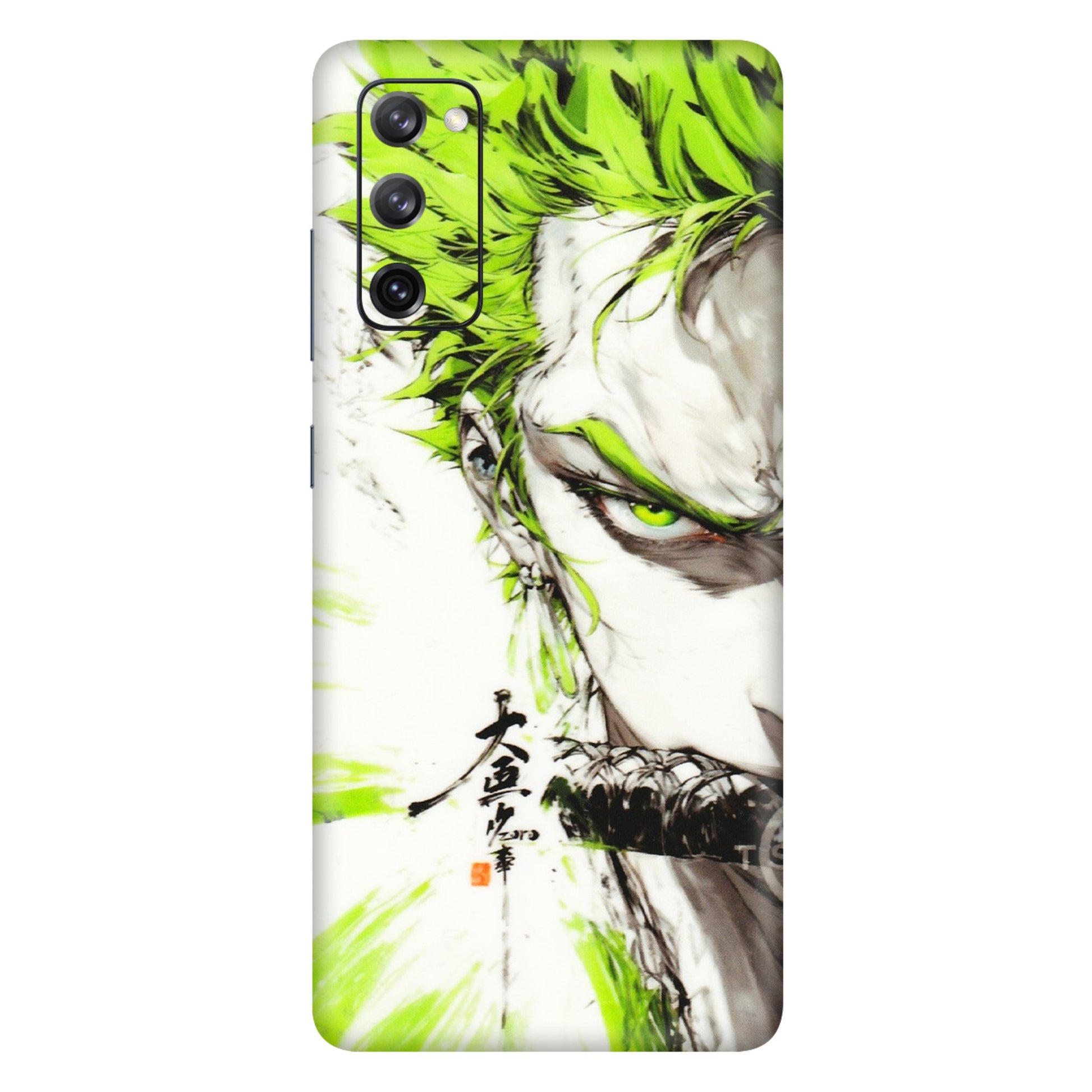 Samsung A/S Series Phone Skins (All Models) - Roro Taku Anime - Transparent Finish (T-18) Samsung Galaxy S20 FE