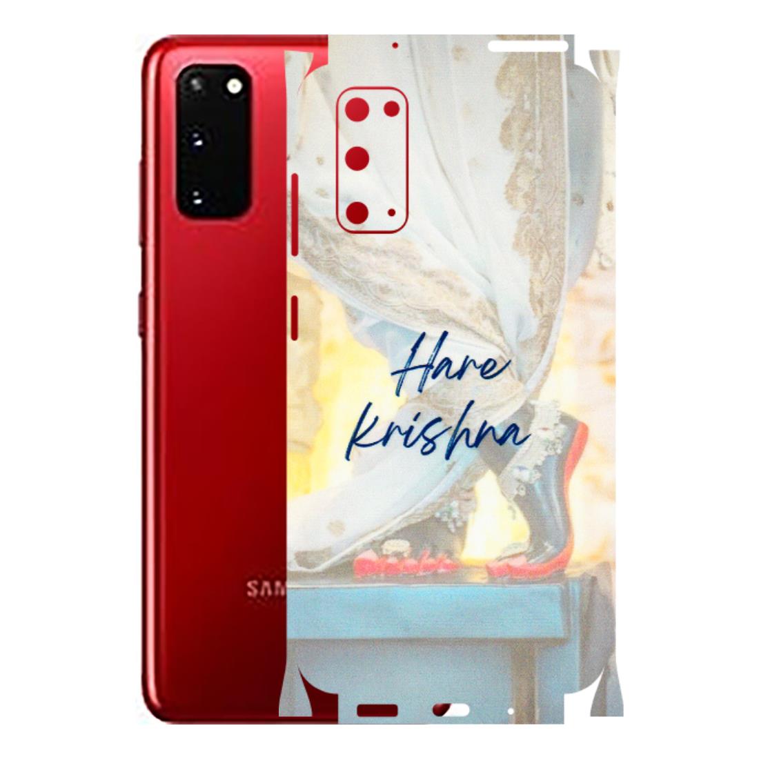 Samsung A/S Series Phone Skins (All Models) - Hare Krishna - 3D Embossed Finish (L-03) Samsung Galaxy S20
