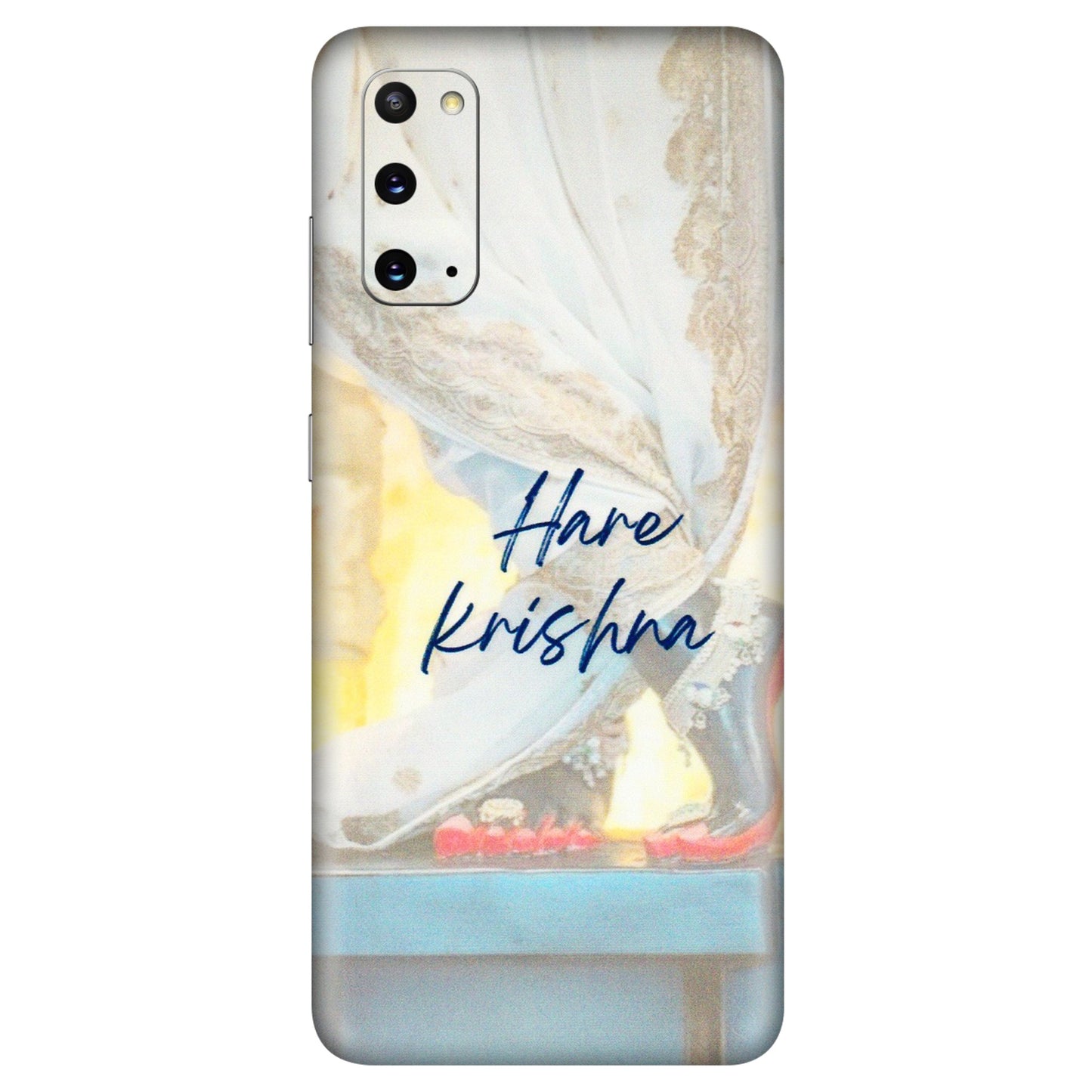 Samsung A/S Series Phone Skins (All Models) - Hare Krishna - 3D Embossed Finish (L-03) Samsung Galaxy S20
