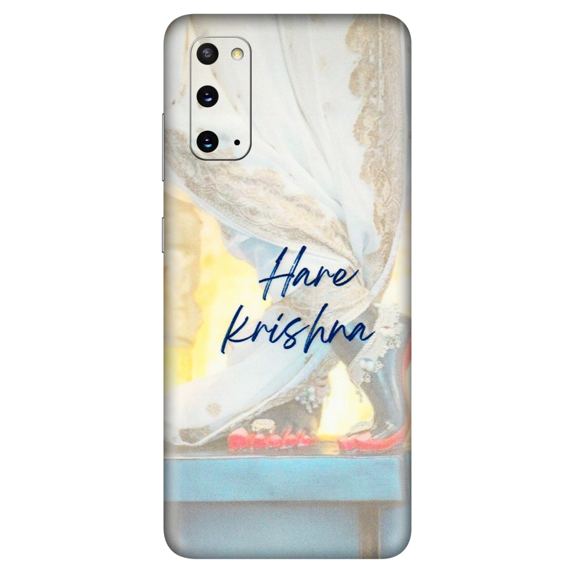 Samsung A/S Series Phone Skins (All Models) - Hare Krishna - 3D Embossed Finish (L-03) Samsung Galaxy S20