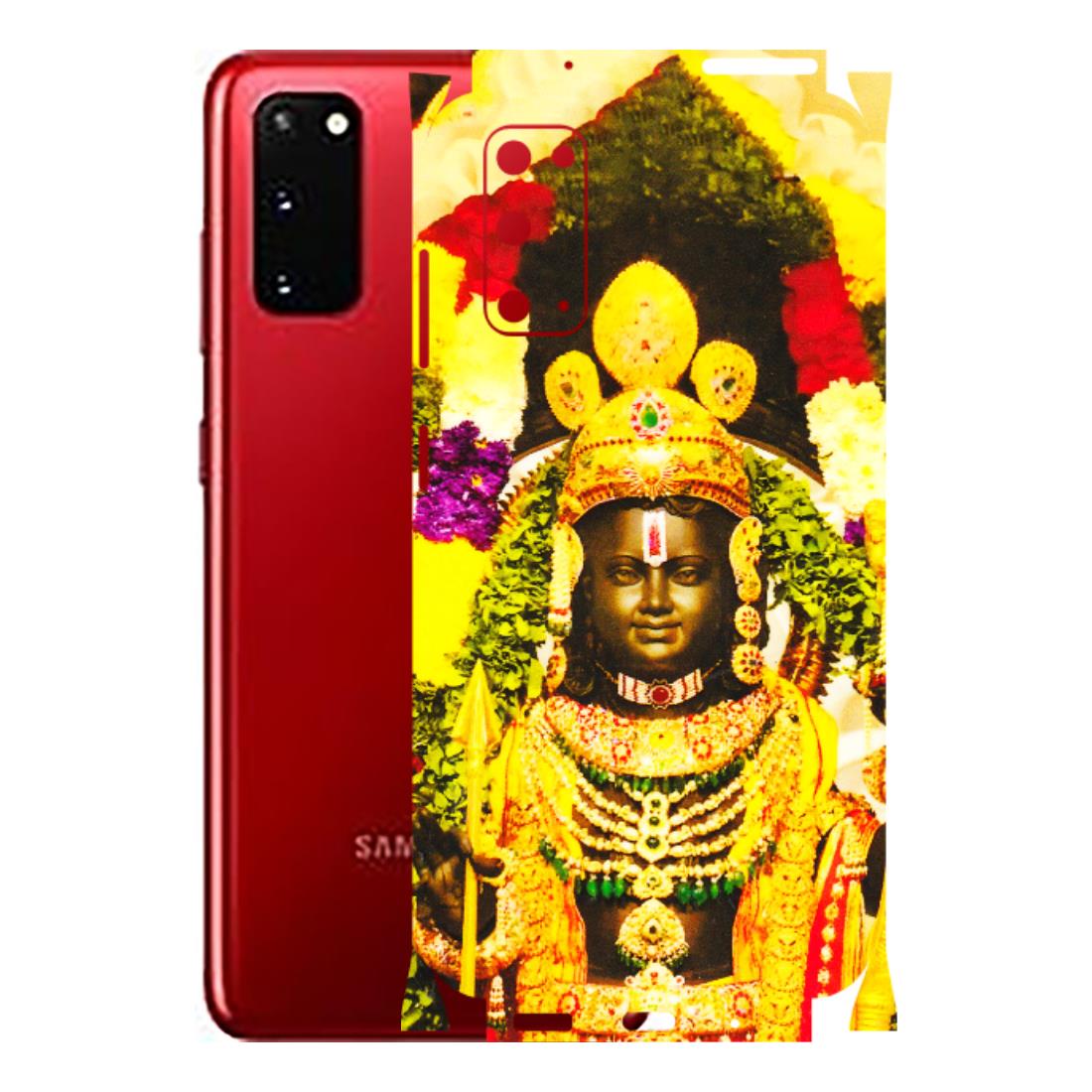Samsung A/S Series Phone Skins (All Models) - Ram Lalla Ayodhya - 3D Embossed Finish (L-103) Samsung Galaxy S20
