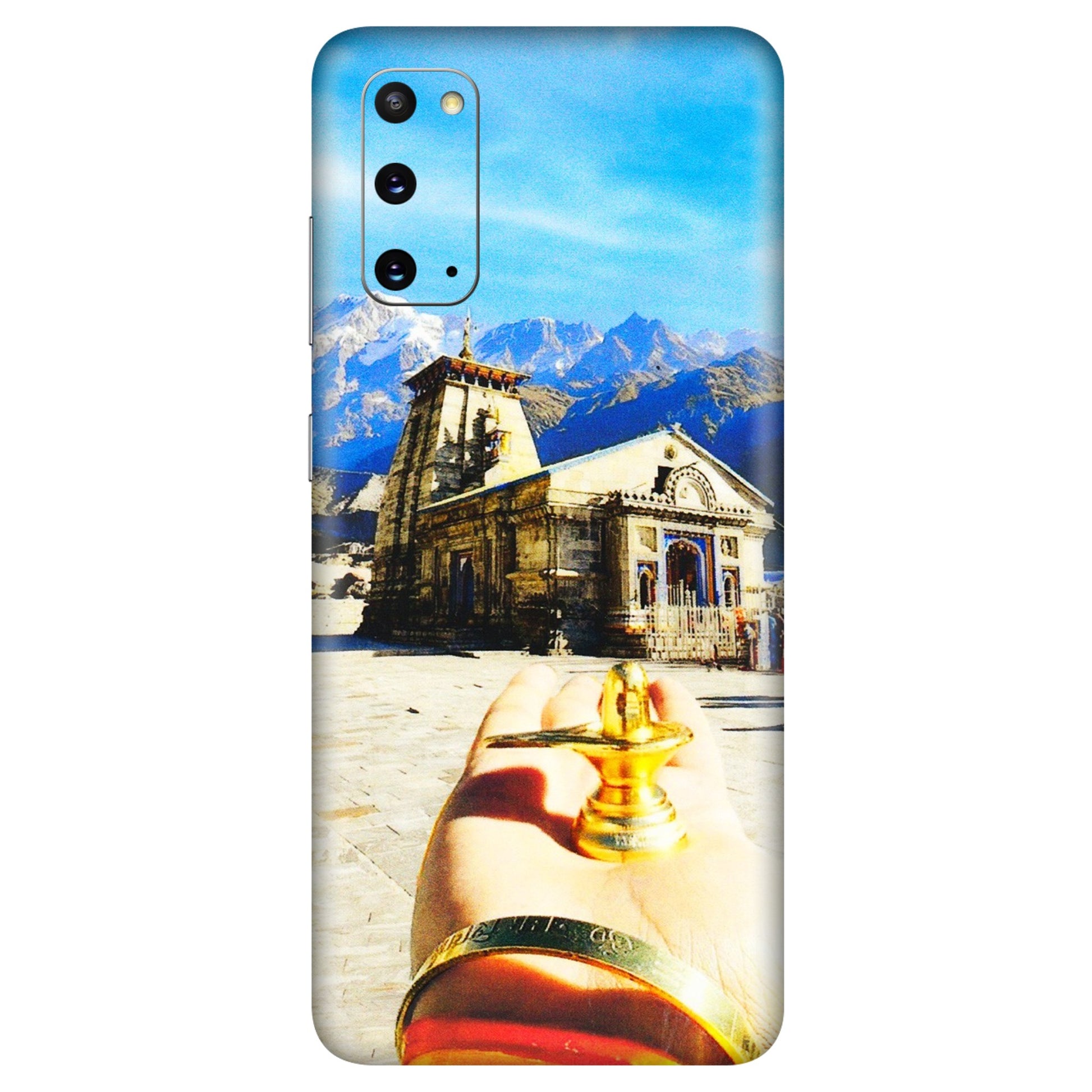 Samsung A/S Series Phone Skins (All Models) - Beauty of Kedarnath - 3D Embossed Finish (L-108) Samsung Galaxy S20
