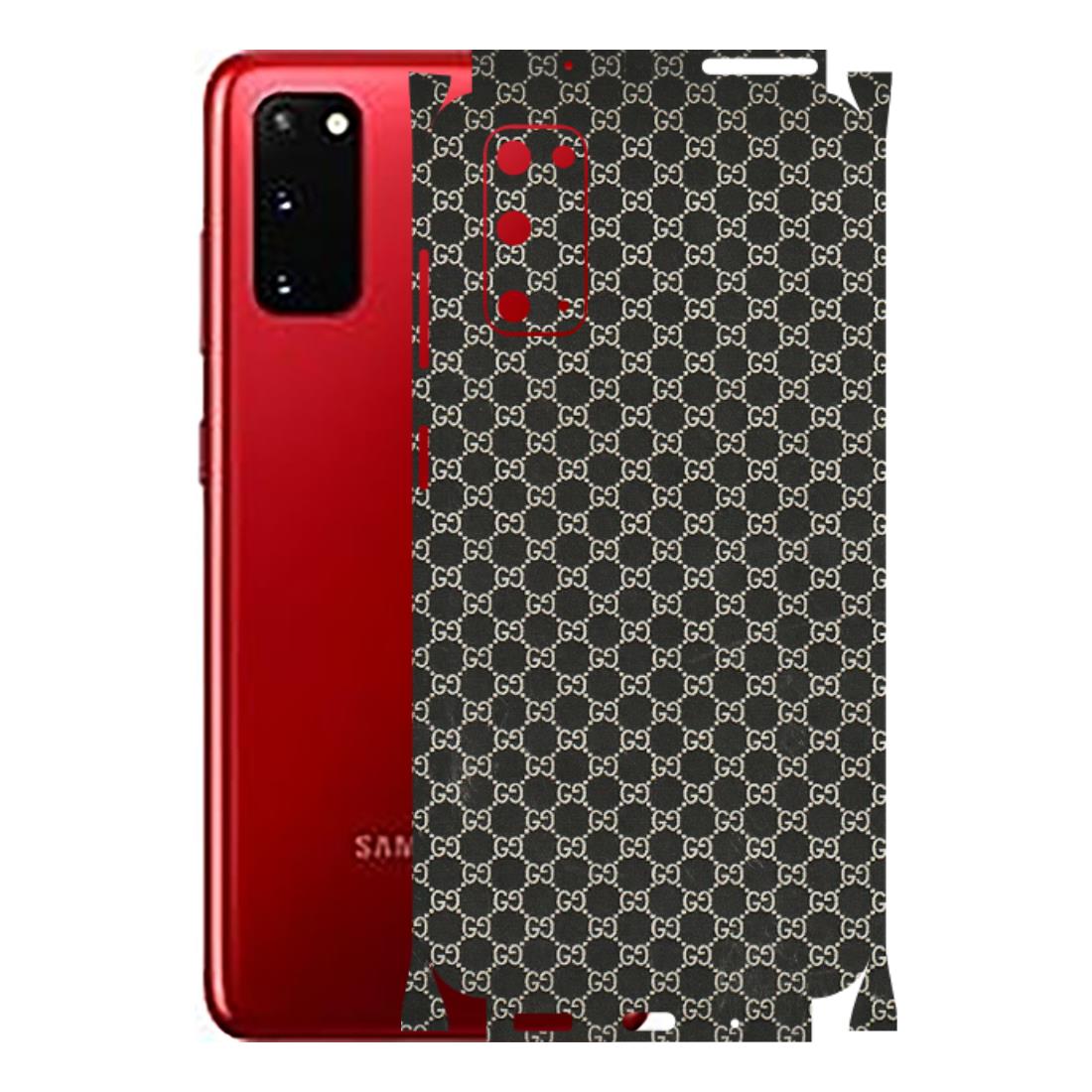 Samsung A/S Series Phone Skins (All Models) - Black G Print - 3D Embossed Finish (L-109) Samsung Galaxy S20