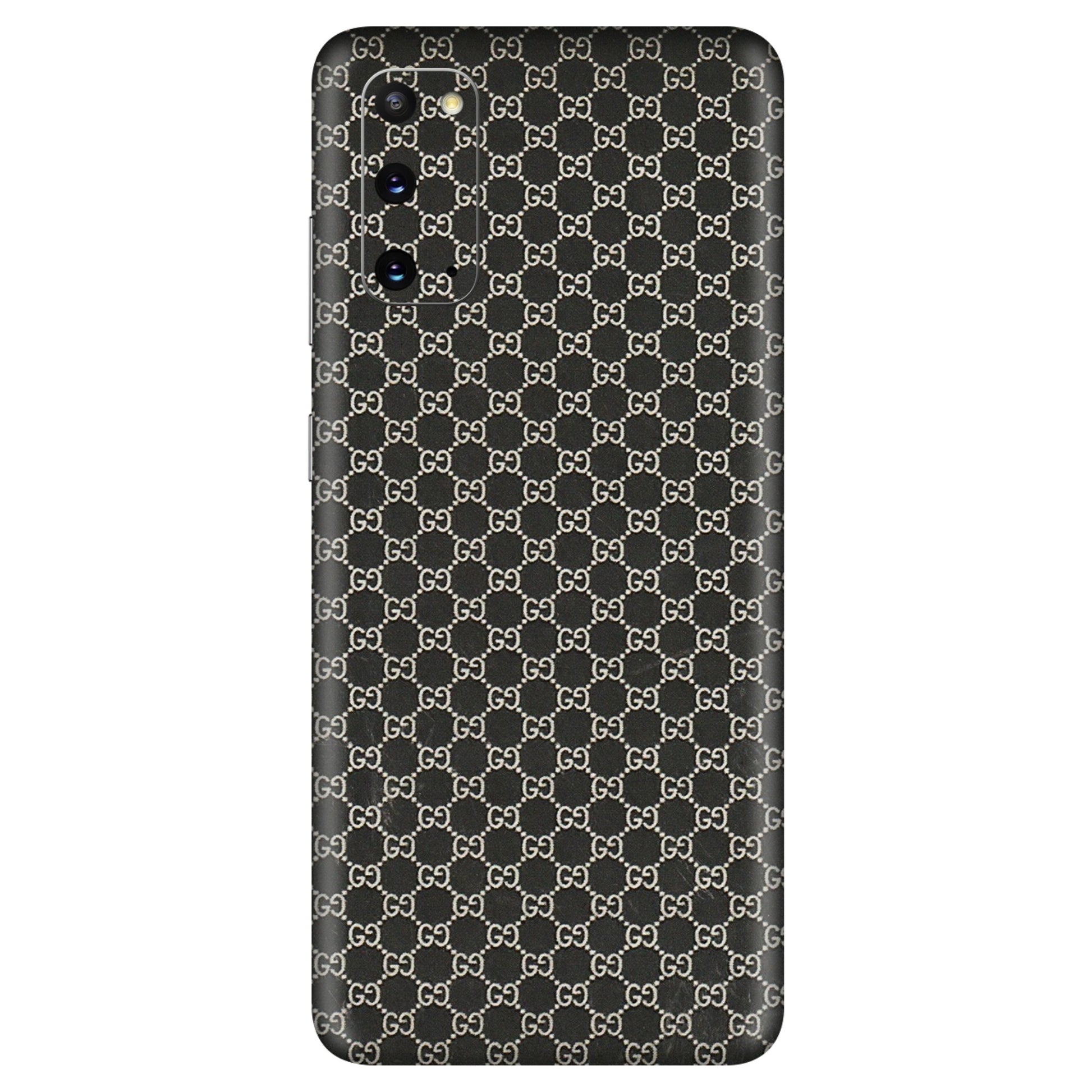 Samsung A/S Series Phone Skins (All Models) - Black G Print - 3D Embossed Finish (L-109) Samsung Galaxy S20