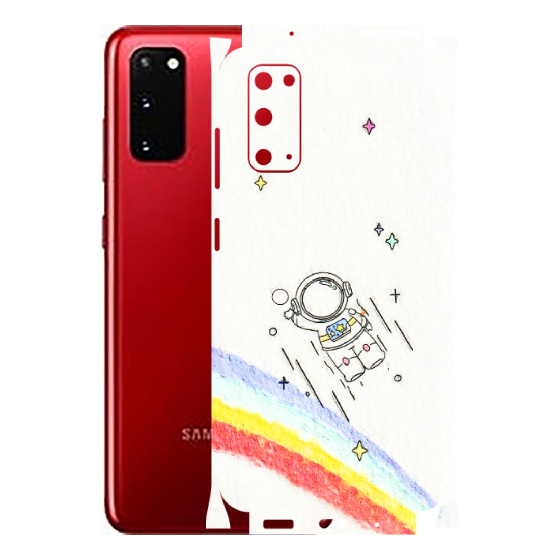 Samsung A/S Series Phone Skins (All Models) - Milkyway Astronaut - 3D Embossed Finish (L-110) Samsung Galaxy S20