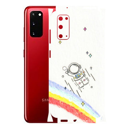 Samsung A/S Series Phone Skins (All Models) - Milkyway Astronaut - 3D Embossed Finish (L-110) Samsung Galaxy S20
