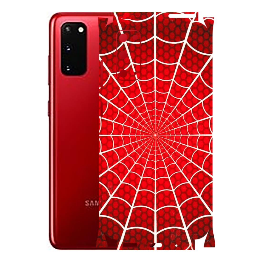 Samsung A/S Series Phone Skins (All Models) - Classic Spidey Web - 3D Embossed Finish (L-115) Samsung Galaxy S20