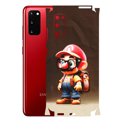 Samsung A/S Series Phone Skins (All Models) - Little Mario - 3D Embossed Finish (L-119) Samsung Galaxy S20
