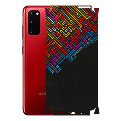 Samsung A/S Series Phone Skins (All Models) - Dotme Pattern Art - 3D Embossed Finish (L-121) Samsung Galaxy S20