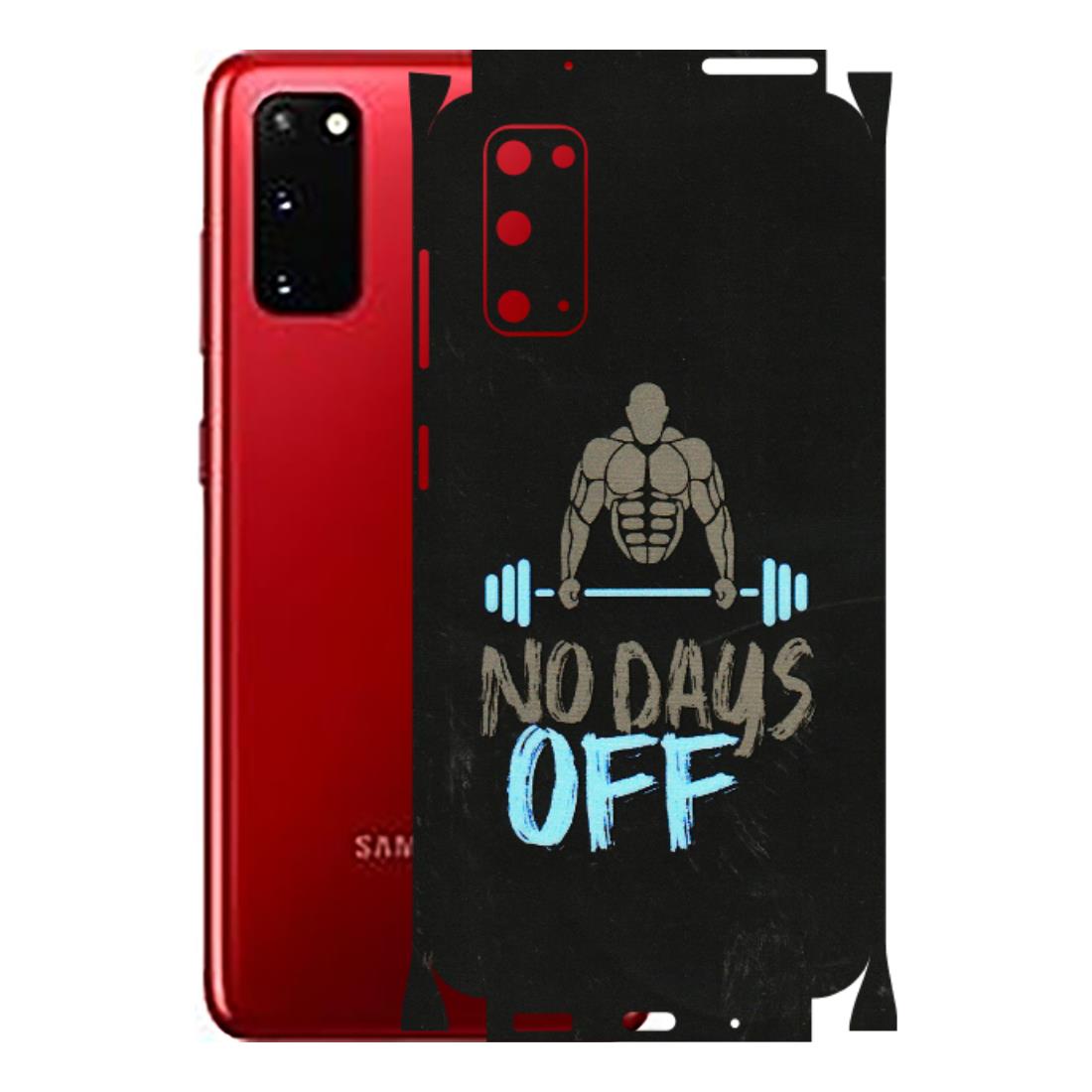 Samsung A/S Series Phone Skins (All Models) - Gym Lover - 3D Embossed Finish (L-127) Samsung Galaxy S20