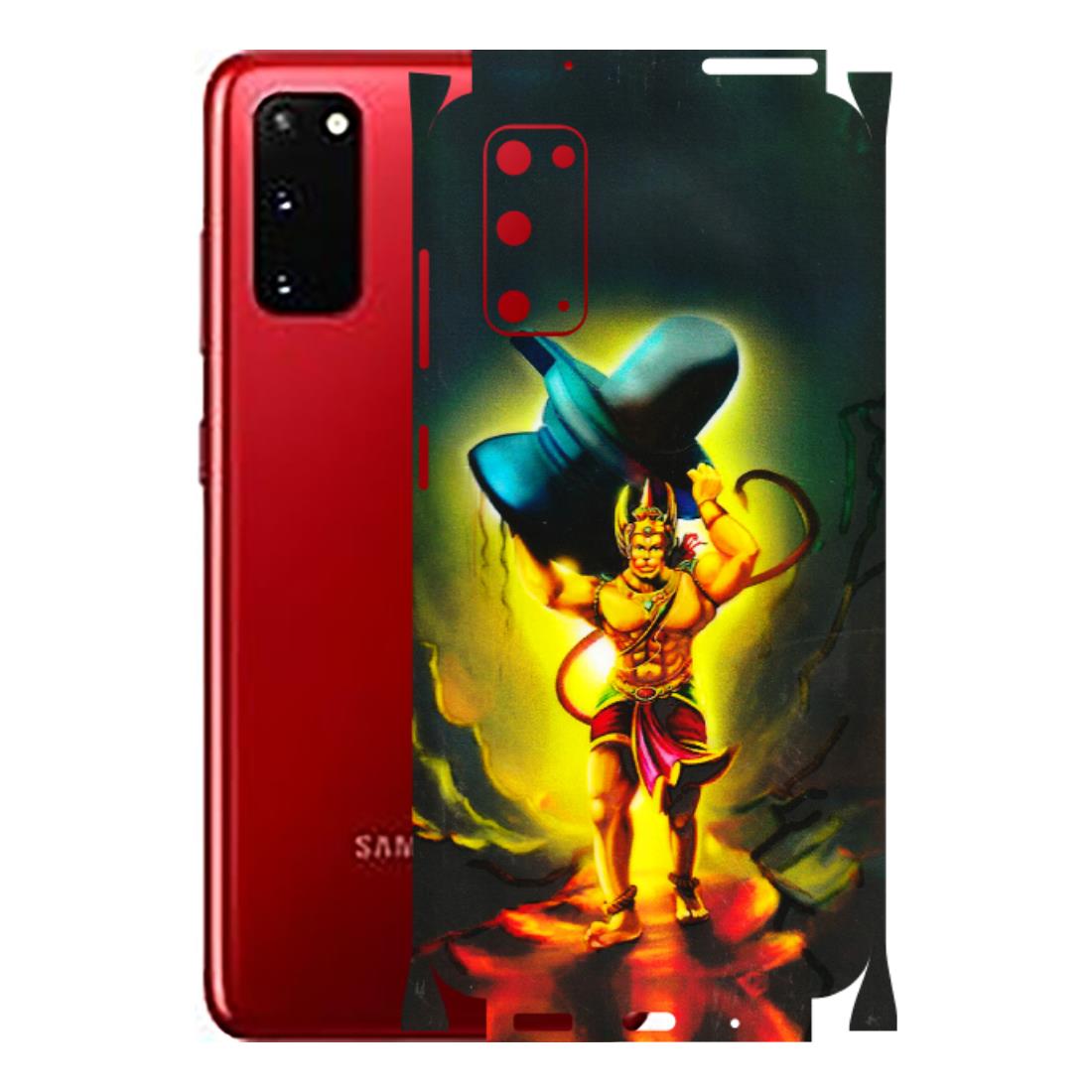 Samsung A/S Series Phone Skins (All Models) - Hanuman Ji - 3D Embossed Finish (L-128) Samsung Galaxy S20