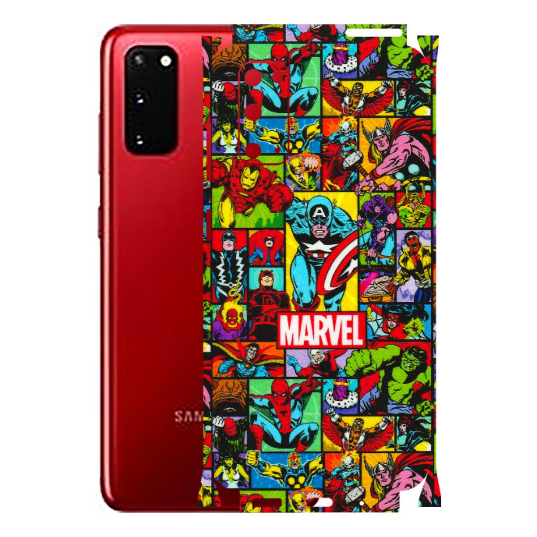 Samsung A/S Series Phone Skins (All Models) - MARVELOUS Comic Characters - 3D Embossed Finish (L-129) Samsung Galaxy S20