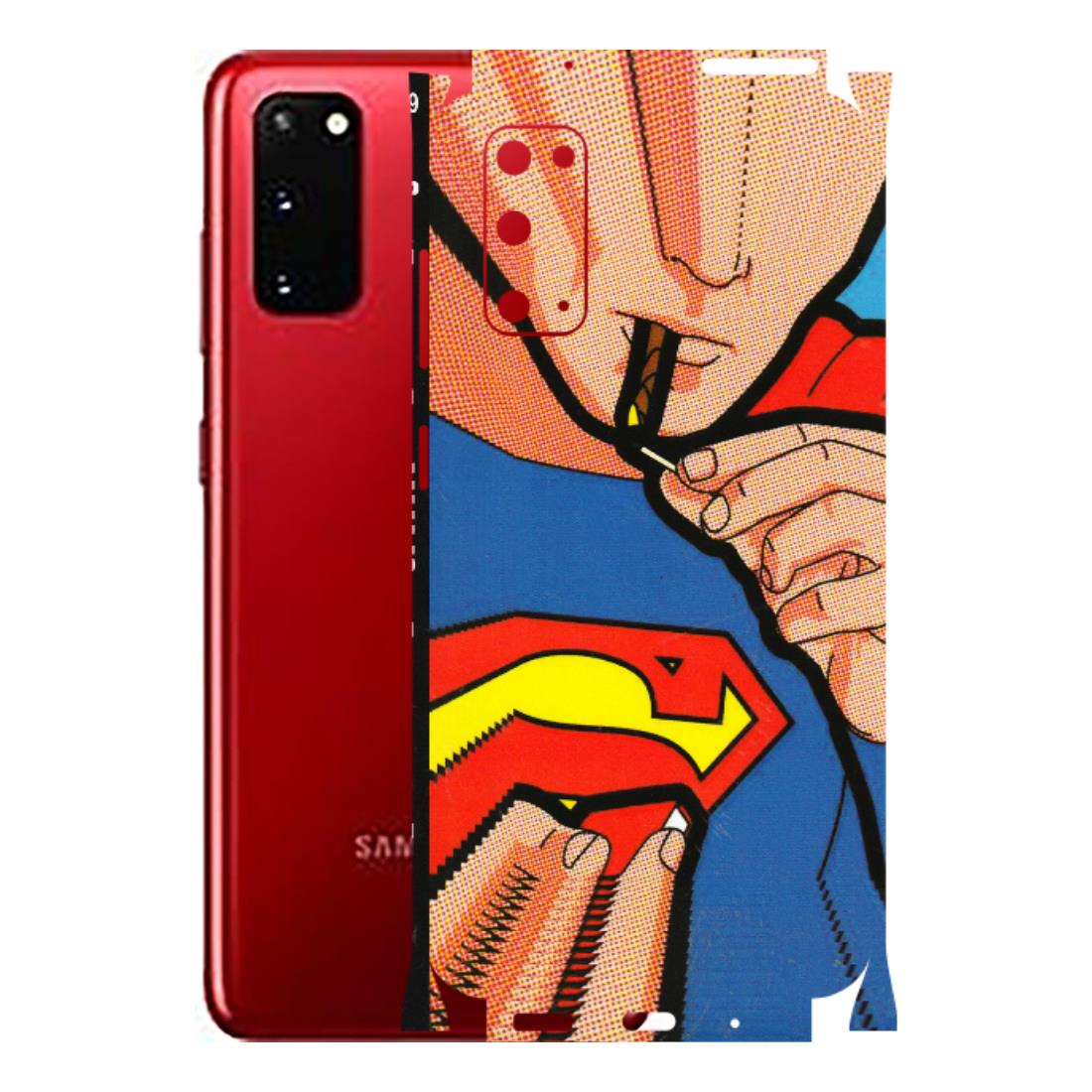 Samsung A/S Series Phone Skins (All Models) - Superman Sutta - 3D Embossed Finish (L-130) Samsung Galaxy S20