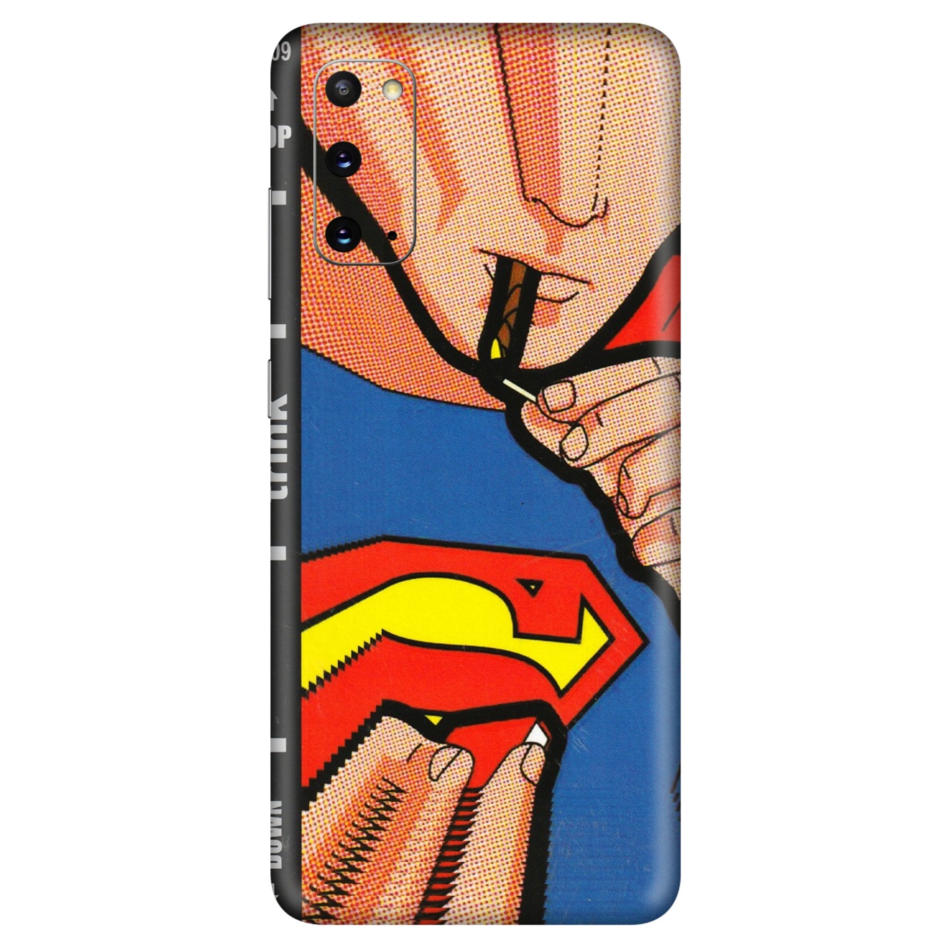 Samsung A/S Series Phone Skins (All Models) - Superman Sutta - 3D Embossed Finish (L-130) Samsung Galaxy S20