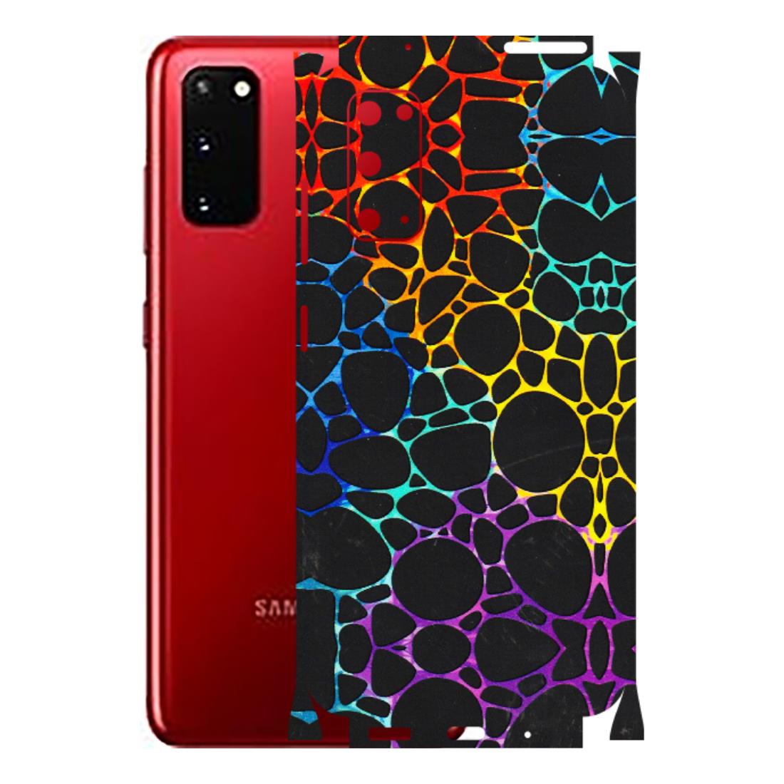 Samsung A/S Series Phone Skins (All Models) - Abstract Art MultiColour - 3D Embossed Finish (L-133) Samsung Galaxy S20