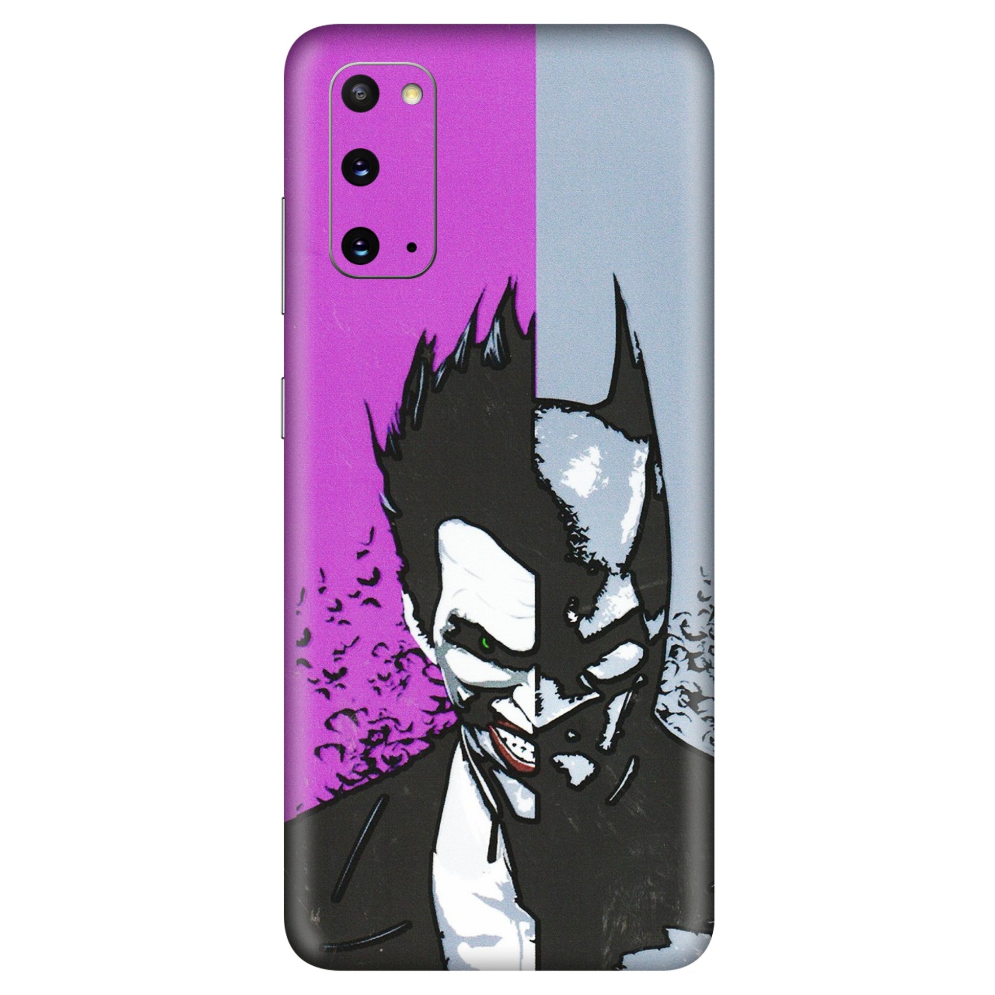 Samsung A/S Series Phone Skins (All Models) - Batman & Joker - 3D Embossed Finish (L-143) Samsung Galaxy S20