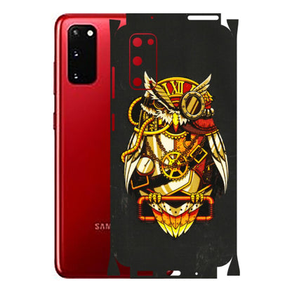 Samsung A/S Series Phone Skins (All Models) - Classy Smart Owl - 3D Embossed Finish (L-144) Samsung Galaxy S20