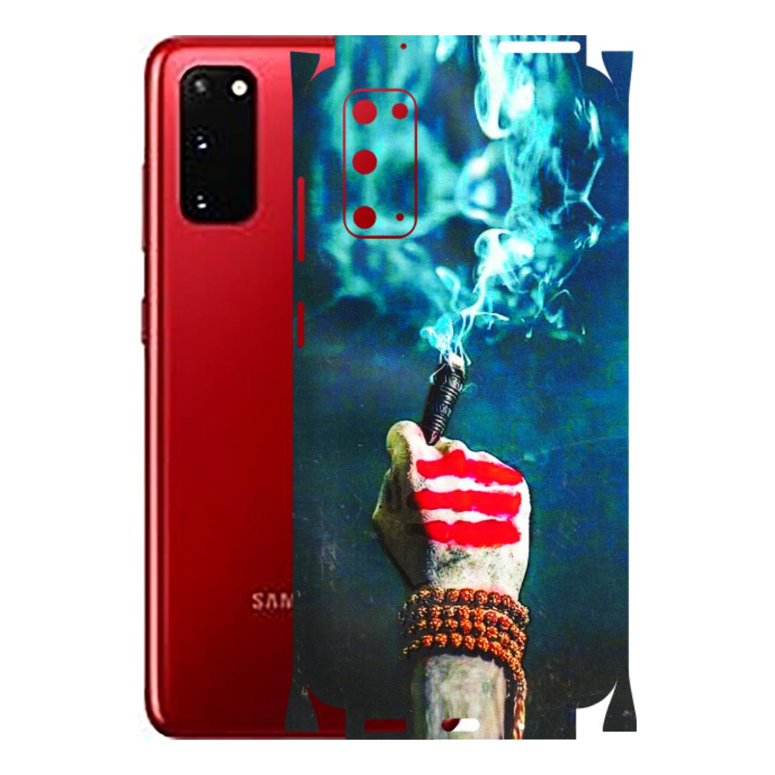 Samsung A/S Series Phone Skins (All Models) - Mahadev Bhakt - 3D Embossed Finish (L-146) Samsung Galaxy S20